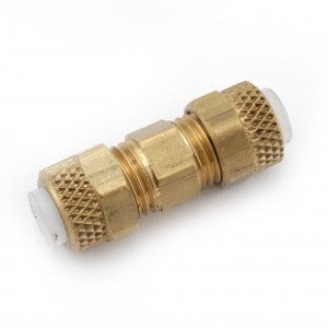 B-31262-04-04 | ข้อต่อท่อโพลีไร้ขอบทองเหลือง 1/4" (092956)