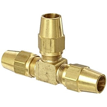 B-31364-06-06-08 | ทองเหลือง 3/8" x 3/8" x 1/2" ตี๋เบรกลม (092387)