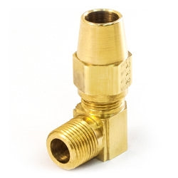 B-31369L-08-06 | ကြေးဝါ 1/2" Air Brake x 3/8" Male NPTF 90° Elbow Long (092434)