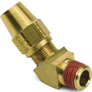 B-31380-06-06 | ทองเหลือง 3/8" แอร์เบรก x 3/8" ตัวผู้ NPTF 45Â° ข้องอ (092467)