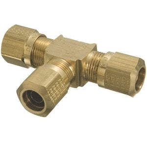 B-31464-06-06-04 | ข้อต่อยูเนี่ยนเบรกลมทองเหลือง 3/8" x 3/8" x 1/4" (092267)