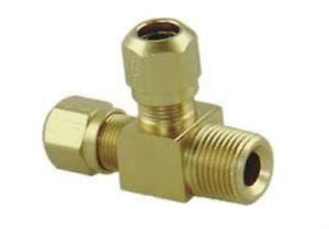 B-31471-12-12-12 | ทองเหลือง 3/4" แอร์เบรก x 3/4" ตัวผู้ NPTF x 3/4" แอร์เบรกรันที (092337)