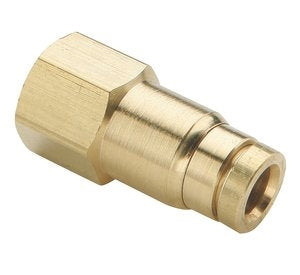 B-31866-04-02 | Brass 1/4" Push-In Air Brake x 1/8" Female NPTF (093012)
