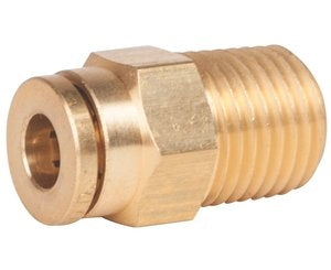B-31868-08-08 | Brass 1/2" Push-In Air Brake x 1/2" Male NPTF (093028)