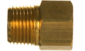 B-3200-02-02 - 1/8" NPTF Female x 1/8" NPTF Male Brass Fittings (082374)