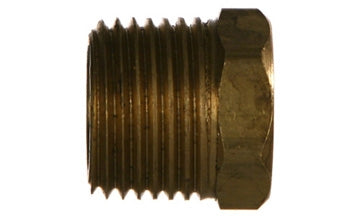 B-3220-08-02 - 1/2" NPTF Pipe Male x 1/8" NPTF Pipe Female Brass Fittings (082387)