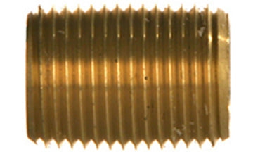 B-3326-08-6 | ทองเหลือง 1/2" NPTF x 6" (ยาว) นิปเปิ้ลท่อไร้ตะเข็บ (092061)