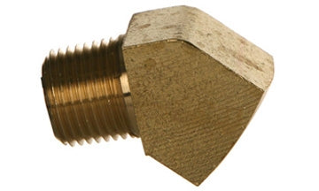 B-3350-02-02 - 1/8" NPTF Pipe Female x 1/8" NPTF Pipe Male 45Â° Brass Fittings (082438)