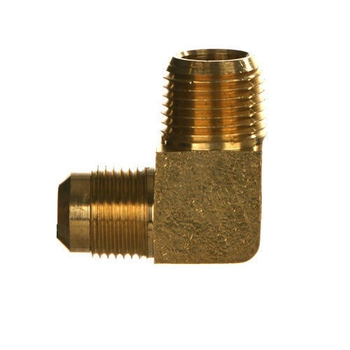 B-49-06-08 - 3/8" SAE 45Â° x 1/2" NPTF Pipe Male 90Â° Brass Fittings (082287)