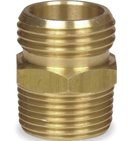 B-514-12-12 | สายสวนทองเหลือง 3/4" x 3/4" NPTF (092074)