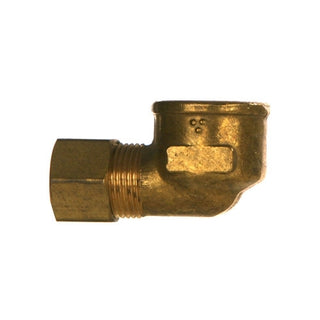 B-70-08-08 - 1/2" Compression Tube x 1/2" NPTF Pipe Female 90Â° Brass Fittings (082607)