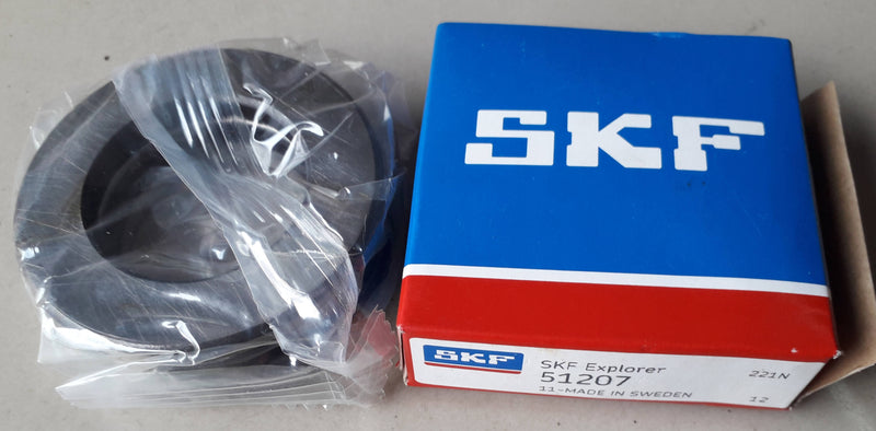 ตลับลูกปืนกันรุน, SKF, 51207,(029238)