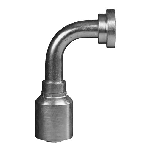 C6290-12-16W - 3/4" Hose x 1" Code 62 Flange 90Â° crimp fitting (083813)
