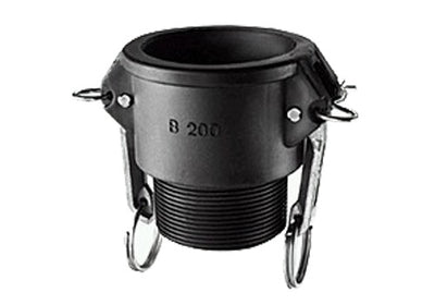 CAM-PP-B-16 | 1" Cam &amp; Groove ตัวเมีย NPT ตัวผู้ (โพลีโพรพีลีน) (093663)