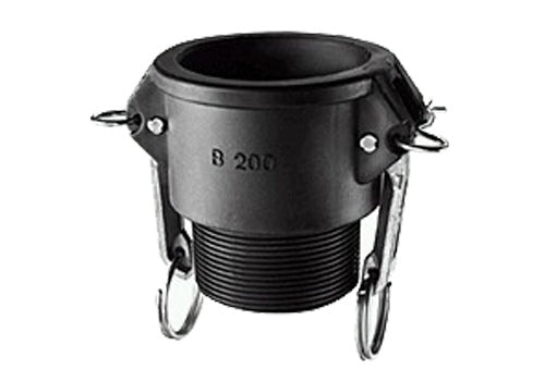 CAM-PP-B-32 | 2" Cam &amp; Groove ตัวเมีย NPT ตัวผู้ (โพลีโพรพีลีน) (093666)