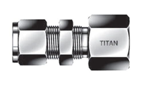 CBF-08-06N - ท่อ 1/2" x 3/8" ขั้วต่อ NPT ตัวเมียกั้น - 316 สแตนเลส (095713)