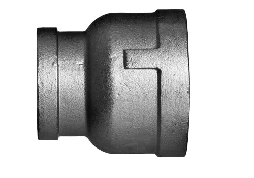 CRC-B4-40-20 | 2-1/2" x 1-1/4" Cast Threaded Reducing Coupling 150# 304 Stainless SN: S3014RC024012 (098091)