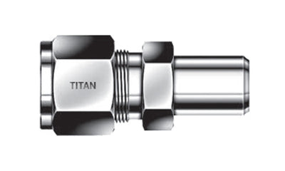 CW-02-02N - ท่อ 1/8" x 1/8" ข้อต่อเชื่อมท่อตัวผู้N - 316 สแตนเลส (095766)