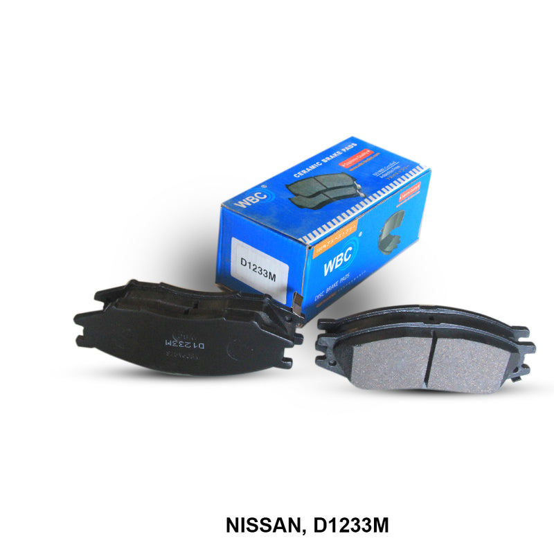 WBC Brake Pad Semi-Metallic, D1233, 1N17-33-28Z, for Mazda BT-50