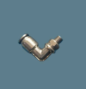อะแดปเตอร์ MPL, ข้อต่อลม, ข้อต่อทองเหลืองแบบกด, ข้องอตัวผู้, WPR, MPL4-01,4 มม., R 1/8 (014542)