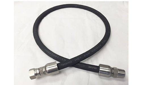HA085687 | Hose Assembly: 3/4" R2 Hose With Male NPT  Swivel x Female JIC  Swivel, 12" Long (085687)
