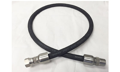 HA085761 | ชุดประกอบท่อ: ท่อ R2 ขนาด 1" พร้อมแกนหมุน NPT ตัวผู้ x ตัวหมุน JIC ตัวเมีย, ยาว 24" (085761)