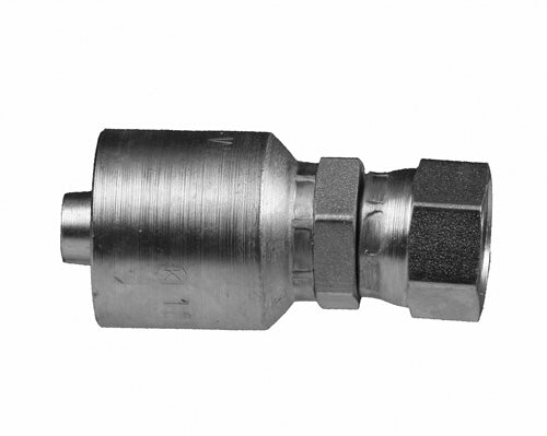 FJX-32-32W - สายยาง 2" x 2" JIC (2 1/2"-12 เกลียว) ข้อต่อย้ำตัวเมีย 37Â° (083542)