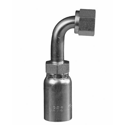 FJX90-05-05-R5 - 5/16" Hose (R5) x 5/16" JIC (1/2"-20) 37Â° Female Swivel 90Â° Hose End Fittings (084161)
