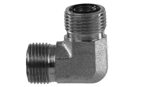 FS2500-24-24 - 90Â° Union Elbow, 1-1/2" ORFS x 1-1/2" ข้อต่อไฮดรอลิก ORFS (081401)
