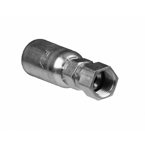 FSXT-06-08 - 3/8" สายยาง x 1/2" SAE 45Â° ข้อต่อหางปลายาวแบบหมุนตัวผู้ (082926)