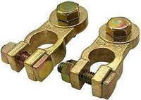 Copper Brass Battery Terminal Connectors, W/O, Positive, ‎4 x 0.6 x 2.5 inches (116251)