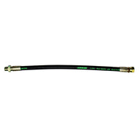 ชุดประกอบสายไฮดรอลิก: สายยาง 3/8"xR1 พร้อม (13011-06-06/1) x (29611-06-06) ZMTE, ยาว 18" (004663) Assy