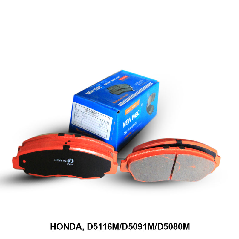 New WBC Brake Pad, Ceramic, D5116, 45022-S9A-000, Honda