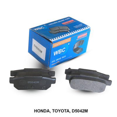 WBC Brake Pad Semi-Metallic, D5042, 43022-SH3-930, for Honda Fit