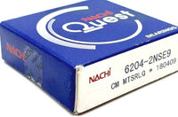 NACHI , Deep Groove Ball Bearing, JAPAN, 6204 2RS