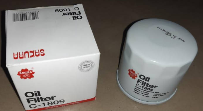 Oil Filter,Sakura,B6Y1-14-302,15208-KA010,C-1809,Mazda Bongo,(028665)