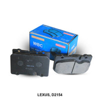 WBC Brake Pad Semi-Metallic, D2154, 04465-50070, for Toyota Avalon