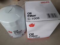SAKURA, Oil filter, Mitsubishi Pajero, C1008,