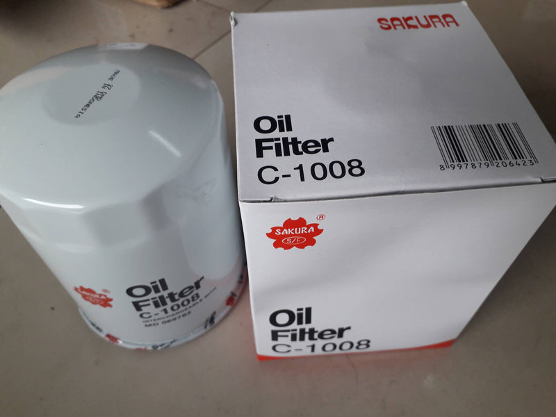 SAKURA, Oil filter, Mitsubishi Pajero, C1008,