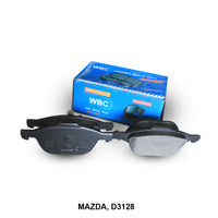 WBC Brake Pad Semi-Metallic BPYK-33-23Z, D3128 for Mazda Vehicles
