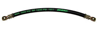 ZMTE Brake Hose Assembly - 1/4"xR1, 70011-10-04 x 70011-10-04, 12"