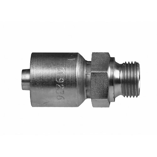 MBSPP-06-06W - สายยาง 3/8" x 3/8" BSPP ข้อต่อหางปลาชนิดแข็ง (083959)