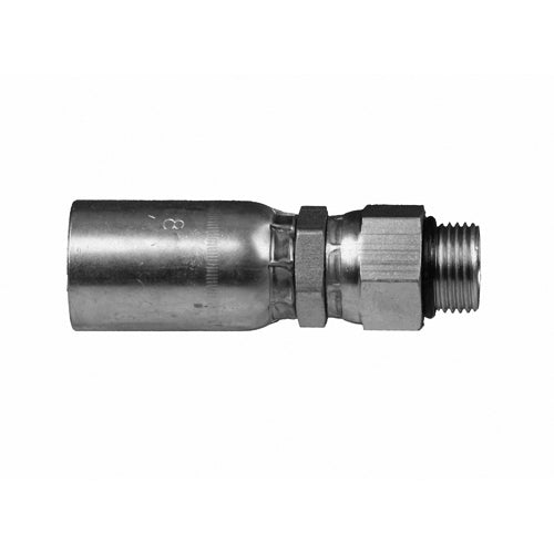 MBX-08-10 - สายยาง 1/2" x 5/8" ORB ข้อต่อย้ำตัวผู้แบบหมุนได้ (082980)