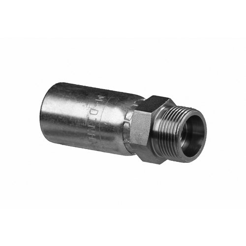 MDH-04-08-16 - 1/4" Hose x 8mm Tube / M16x1.5 DIN Male Rigid crimp fitting (083113)