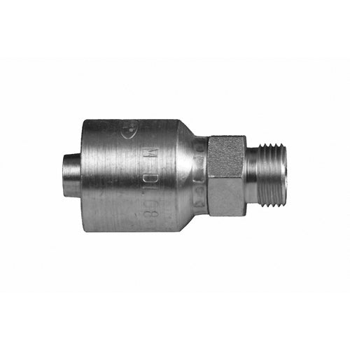 MDL-08-12-18W - 1/2" Hose x 12mm Tube / M18x1.5 DIN Light  Seat crimp fitting (083918)