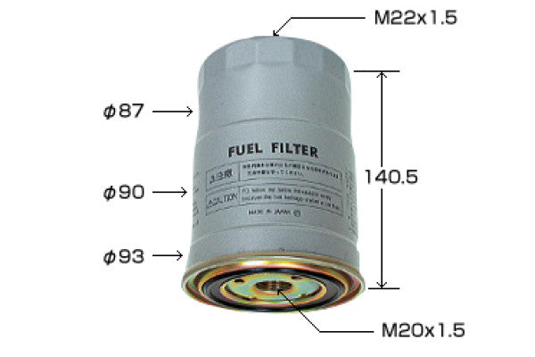 กรองน้ำมันเครื่อง D-MAX ME132525 (006352)