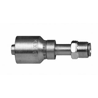 MIX-04-04W - 1/4" Hose x 1/4" Inverted Flare Male Swivel crimp fitting (083982)