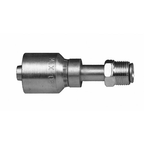 MIX-06-06W - สายยาง 3/8" x 3/8" ข้อต่องอตัวผู้แบบหมุนกลับหัว (083986)