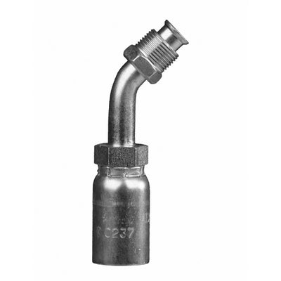 MIX45-05-06-R5 - 5/16" Hose (R5) x 3/8" Inverted Flare Male Swivel 45° Hose End Fittings (084176)