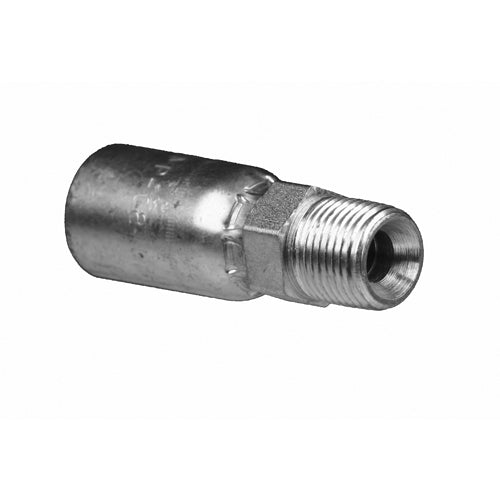 MP-12-08 - 3/4" Hose x 1/2" NPTF Male Pipe Rigid crimp fitting (082705)